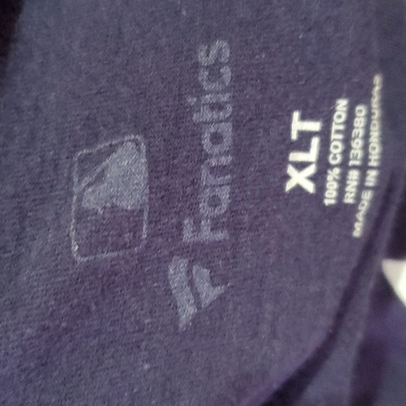 Fanatics navy blue XLT NY MLB baseball tee long sleeve - Picture 3 of 7